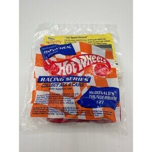 Vintage 1993 McDonald’s Hot Wheels Thunderbird #27 Toy Sealed